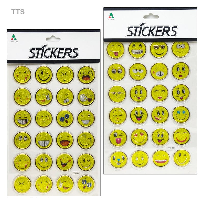 MG Traders Pack Stickers Tts Smile Journaling Sticker  (Contain 1 Unit)