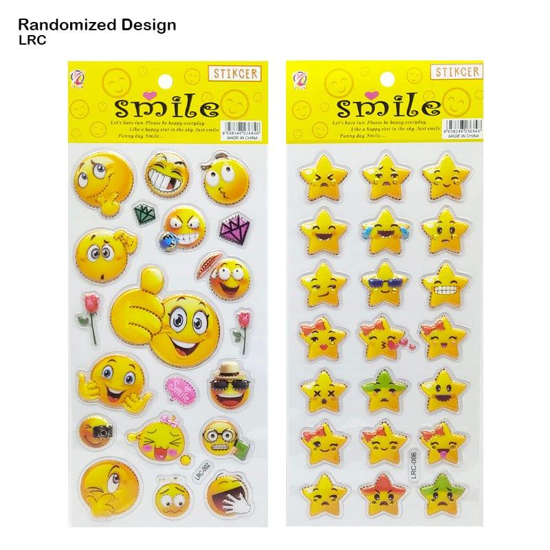 Smile Lets Have Fun Emoji Stickers ( pack of 1)