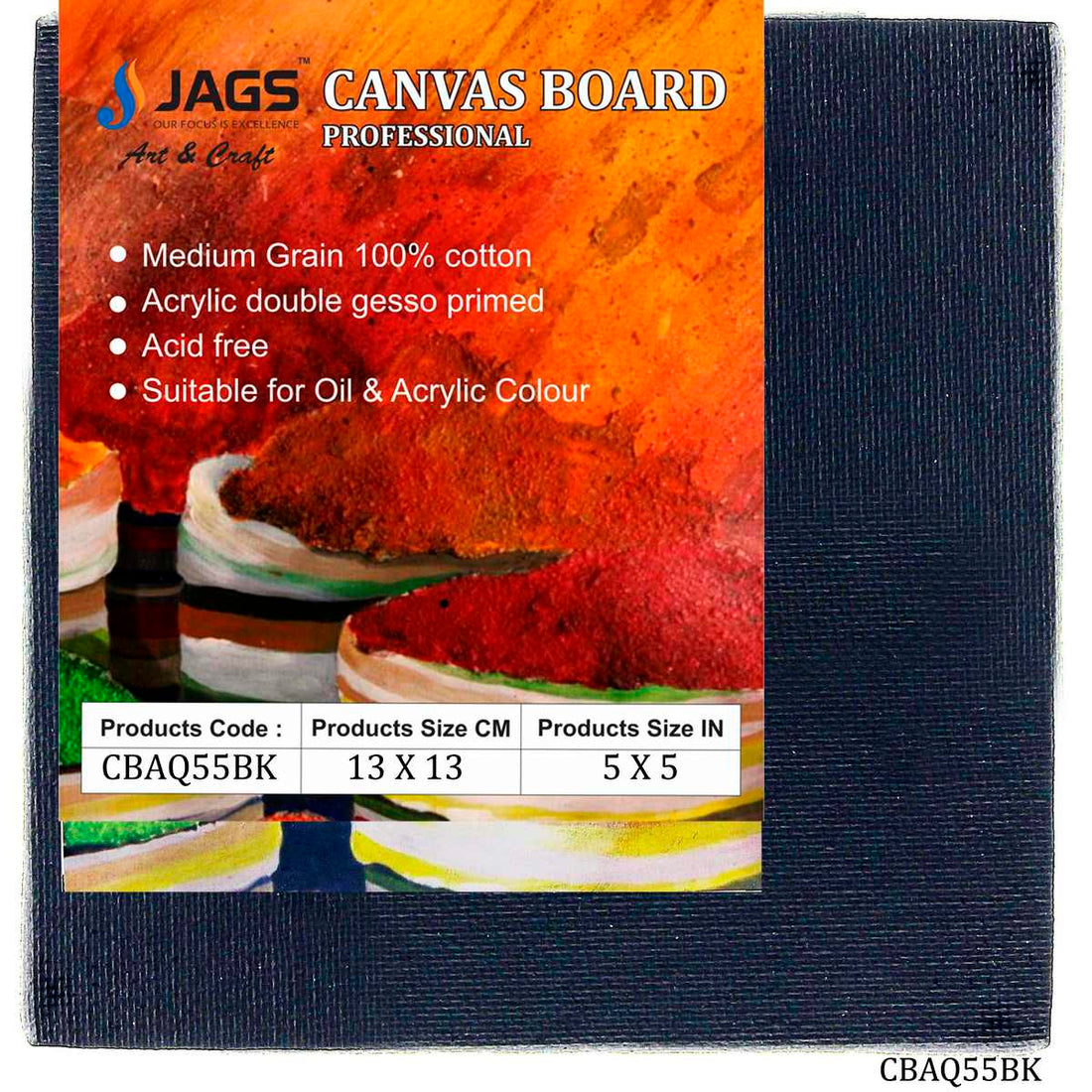 Snoogg Art & Canvas Board 5X5  a large, smooth surface for artists and designers. Use it for sketching, painting, and other creative projects. Sturdy construction and sleek design make it a great addition to any workspace.