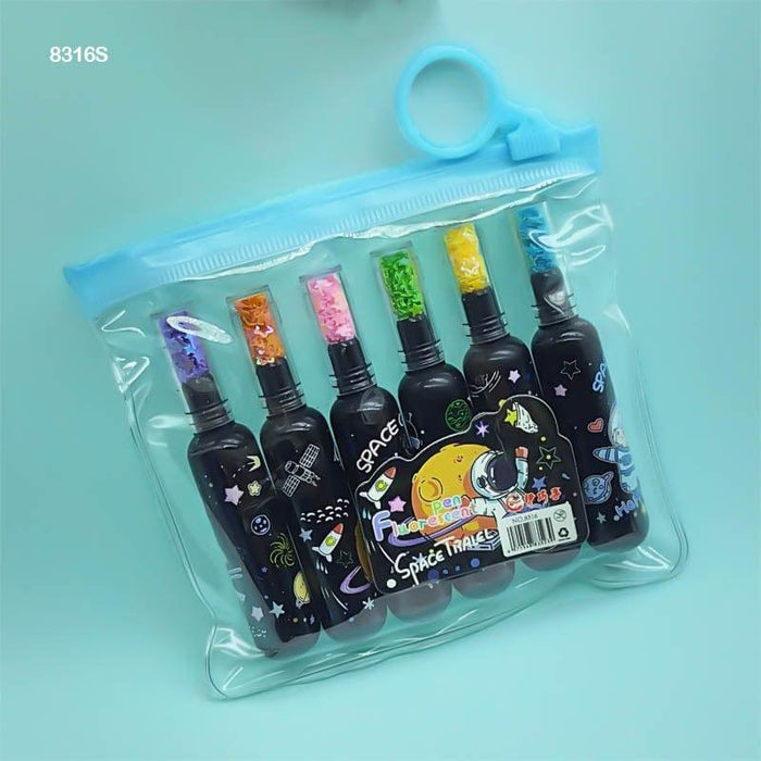 Space Bottle Highlighter Set 6pc