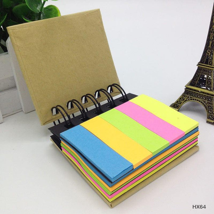 Cute Kawaii Pastel Spiral Sticky Note Book