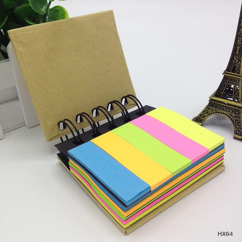 Cute Kawaii Pastel Spiral Sticky Note Book
