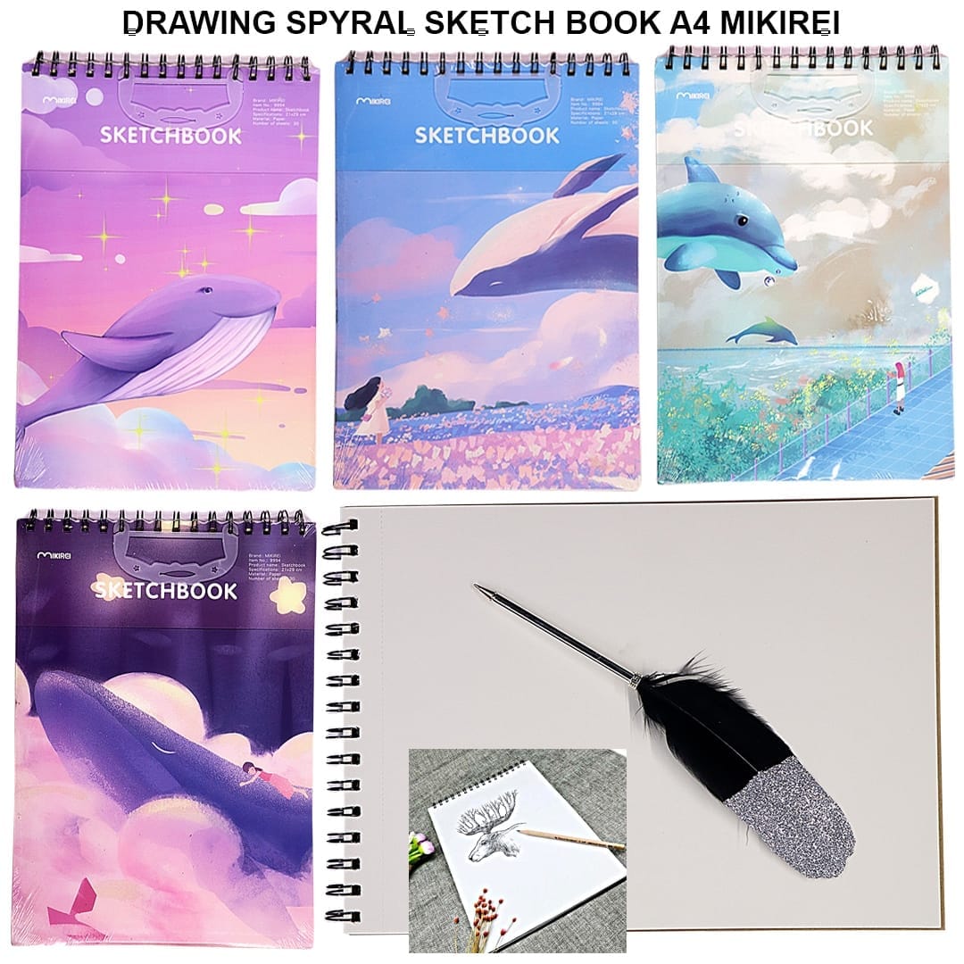 Ravrai Craft - Mumbai Branch Spiral sketch book A4 Spiral sketch book A4