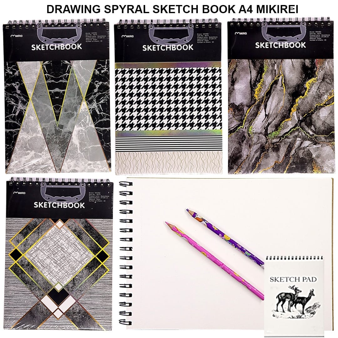 Ravrai Craft - Mumbai Branch Spiral sketch book A4 Spiral sketch book A4