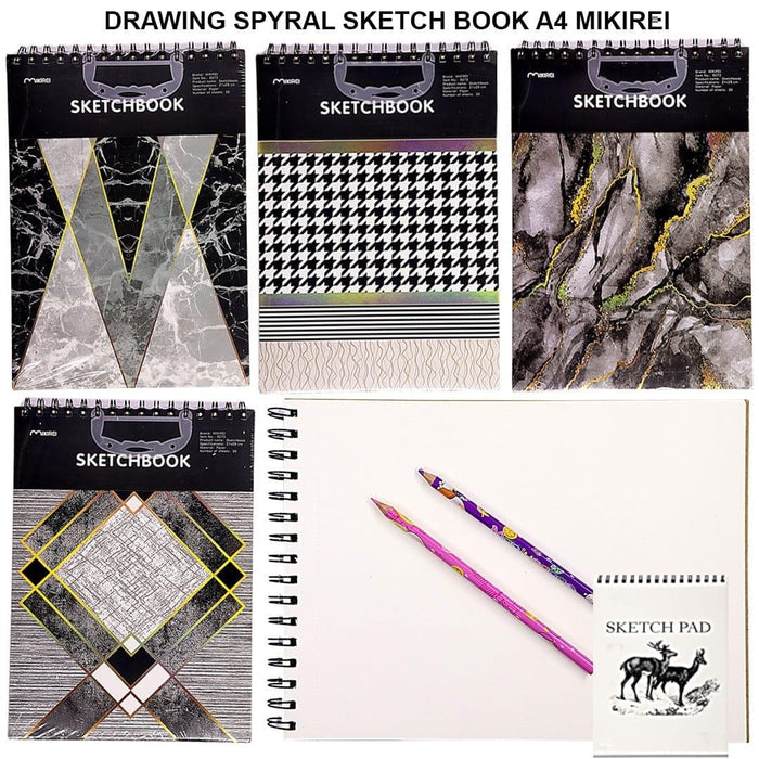 Spiral sketch book A4