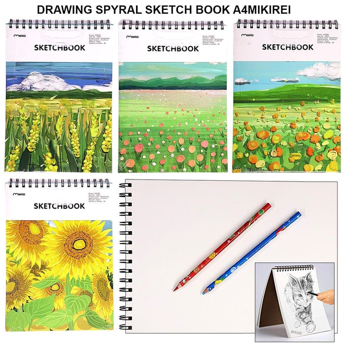 Spiral sketch book A4