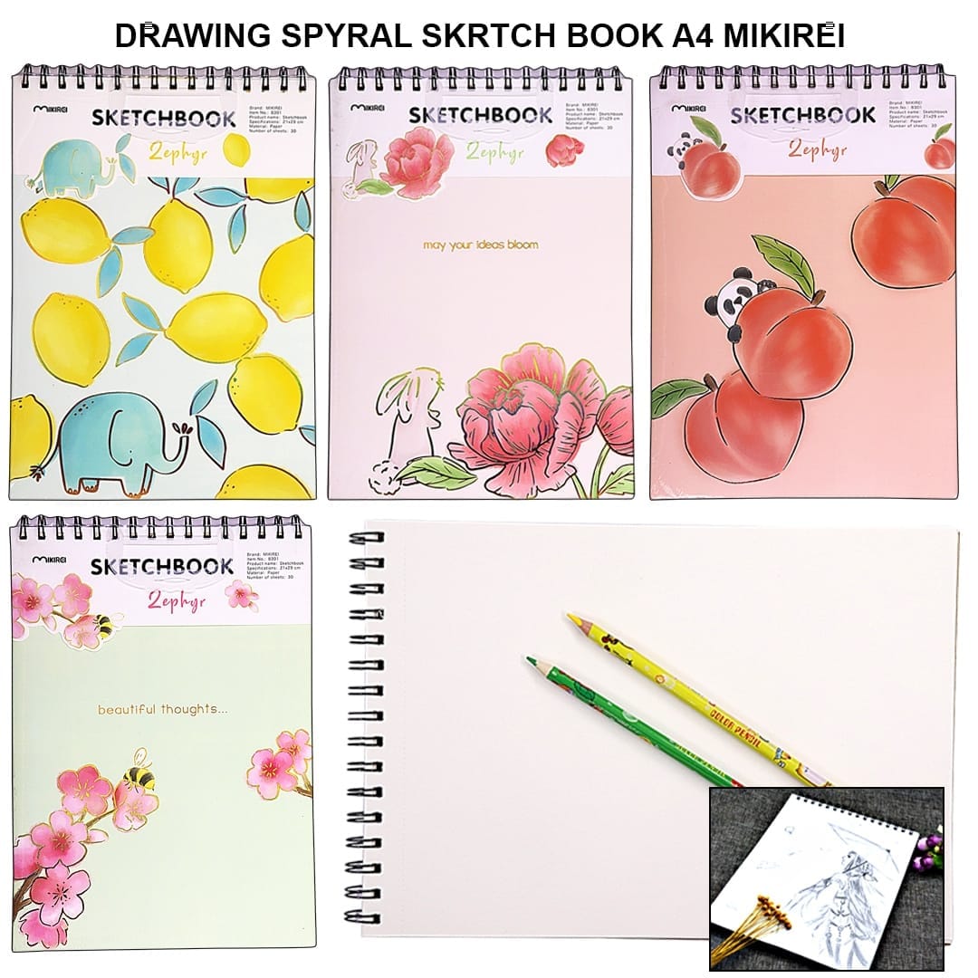 Ravrai Craft - Mumbai Branch Spiral sketch book A4 Spiral sketch book A4