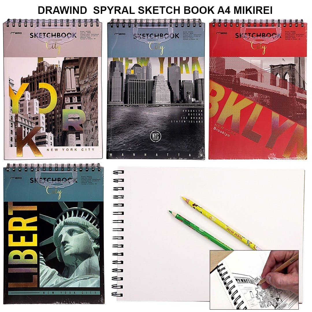 Ravrai Craft - Mumbai Branch Spiral sketch book A4 Spiral sketch book A4