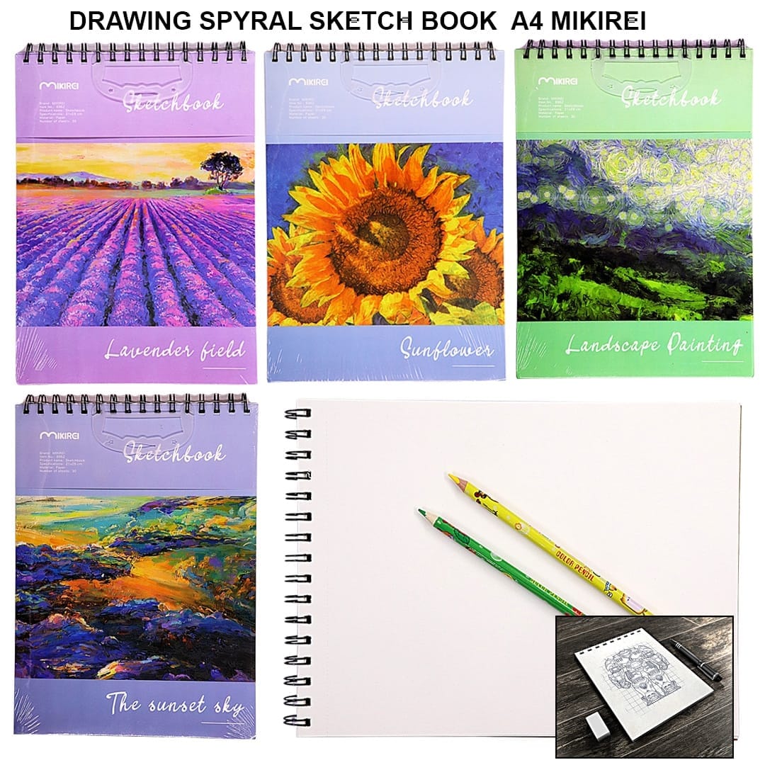 Ravrai Craft - Mumbai Branch Spiral sketch book A4 Spiral sketch book A4