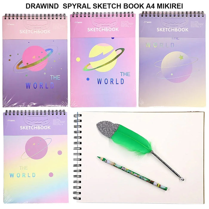 Spiral Sketch Book A4