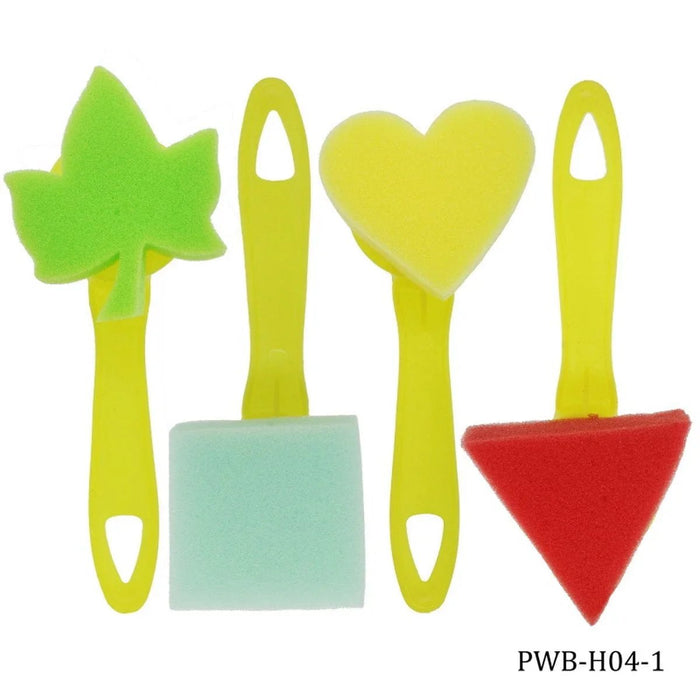 Sponge Brush Set 4pcs