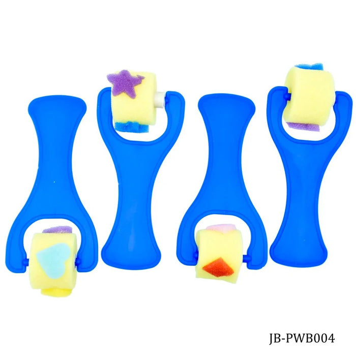 Sponge brush set 4pcs shapes