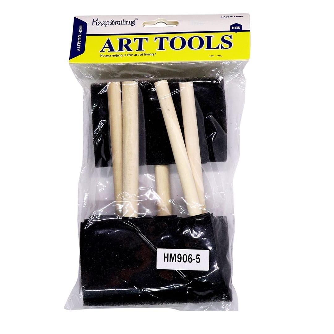 Ravrai Craft - Mumbai Branch Stationery sponge brush set 5 pcs