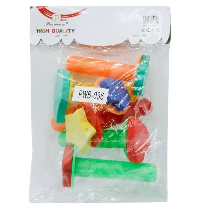 jags-mumbai Brush Sponge Brush Set 6pcs 036