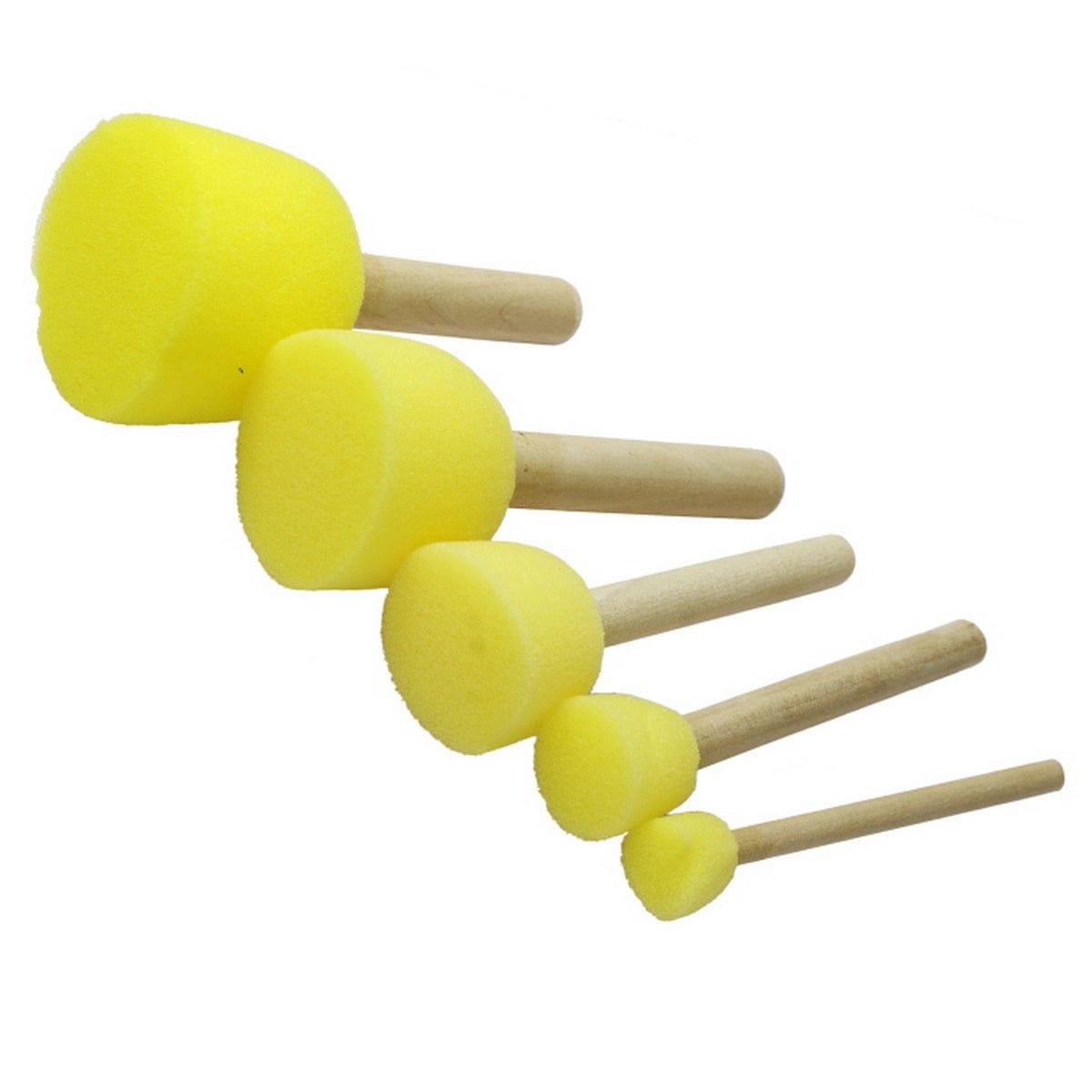 jags-mumbai Brush Sponge Dabbing Brush - 4 Piece set