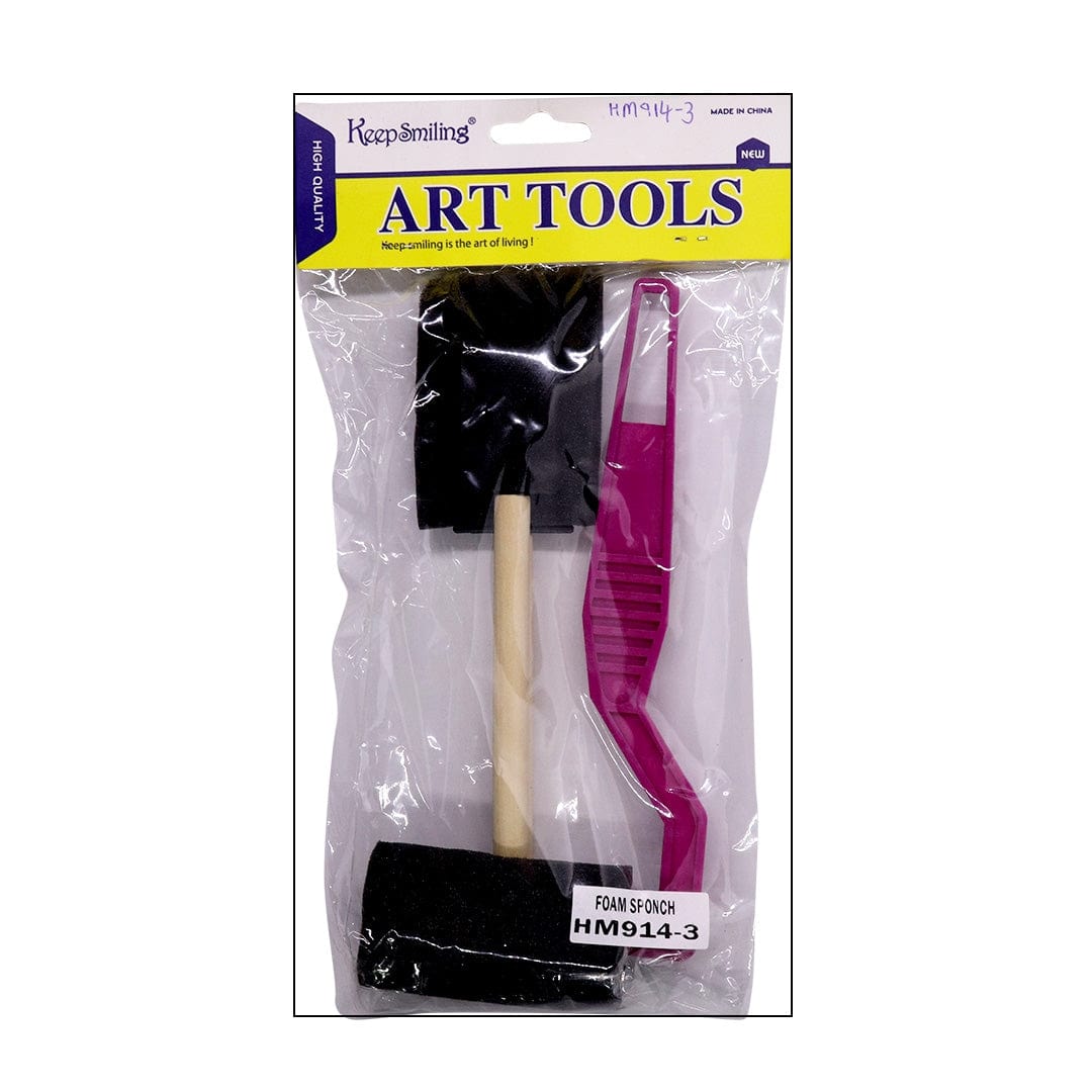 Ravrai Craft - Mumbai Branch Easel & Art Tools Sponge Roller 3Pcs