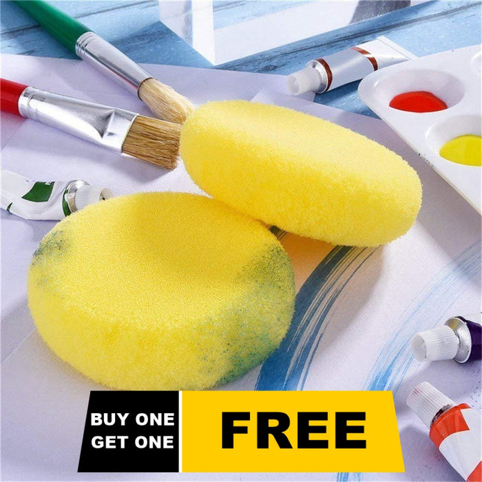 (Buy 1 Get 1 Free) Sponge brush for kids and children craft activity of wall painting (PACK of 2)