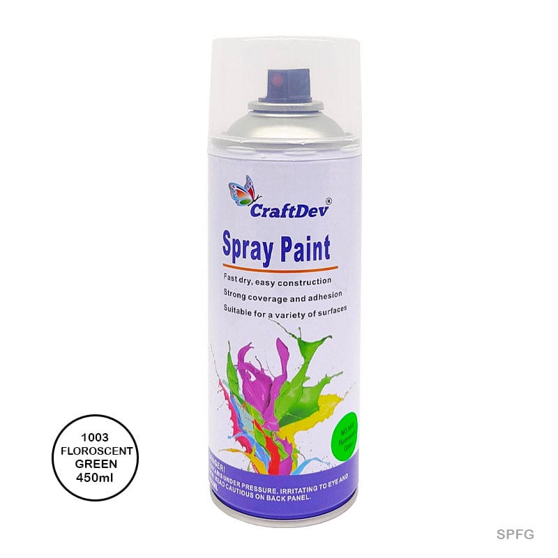 MG Traders Paint & Colours Spray Paint 1003 Floroscent Green (Spfg) 450Ml