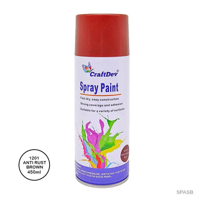 Anti Rust Brown Spray Paint 450ml - Protective Coating