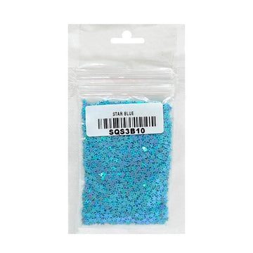 Sq Star 3Mm 10Gm Blue (Sqs3B10) Sequince