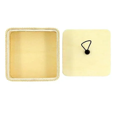 Square Bamboo Box l Pack of 1