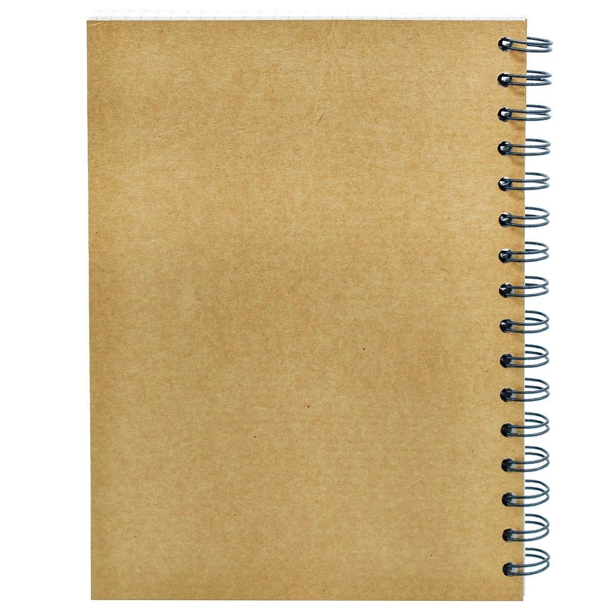 jags-mumbai Notebooks & Diaries Square Grid Notebook, A5 Square Graph 5MM, Kraft Cover, (A5) (Single Book)