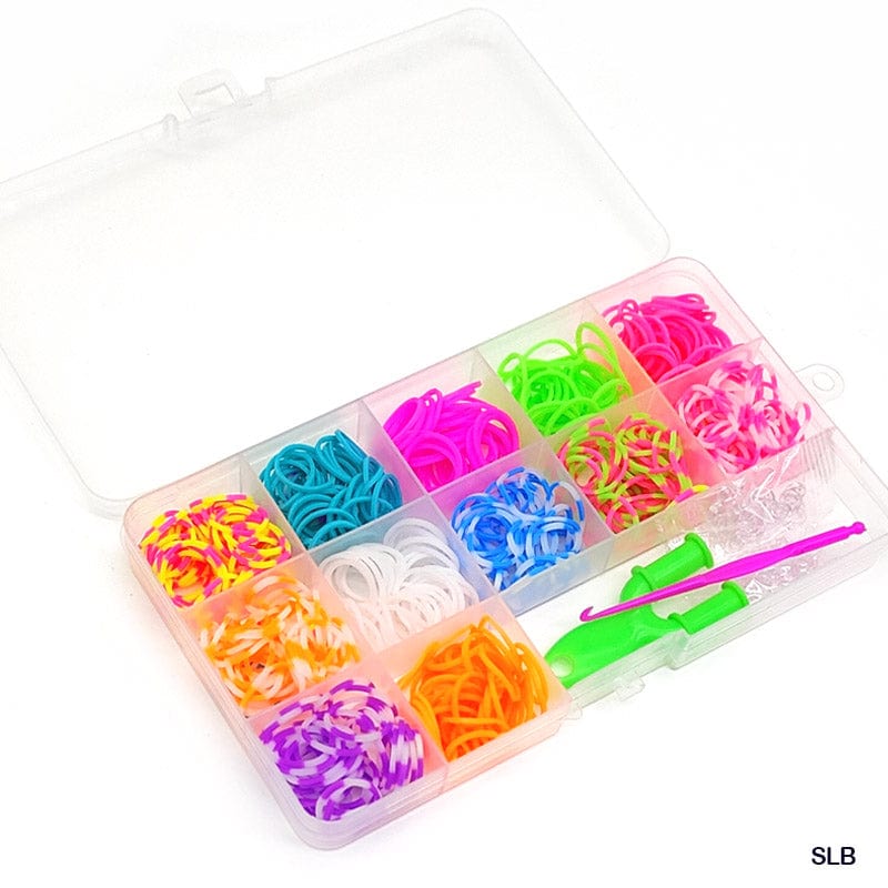 MG Traders Pack Toys & Kits Square Loom Band Box (Slb)  (Contain 1 Unit)