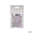 MG Traders 1 Sequin Qs07G Star 3Mm Sea White 10Gm Sequins