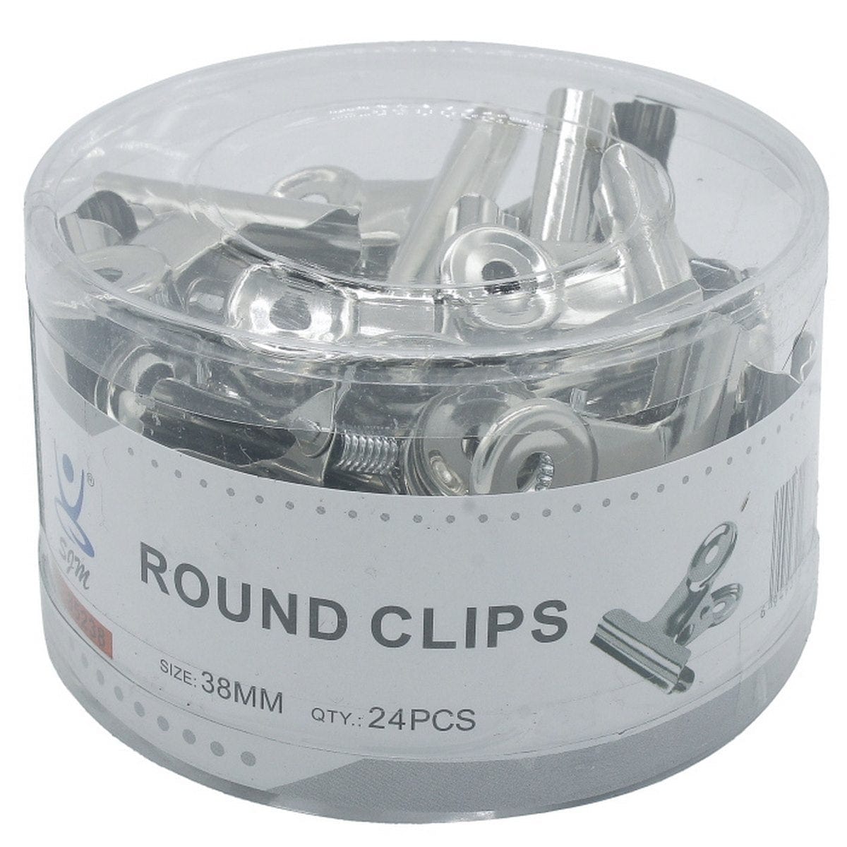 jags-mumbai Clip SteelSecure: 24-Piece Box of Stainless Steel 38mm Round Clips - Secure and Organize with ConfidenceSteelSecure: 24-Piece Box of Stainless Steel 38mm Round Clips - Secure and Organize with Confidence