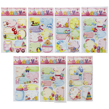 Sticker 3D Baby Shower Small B-559