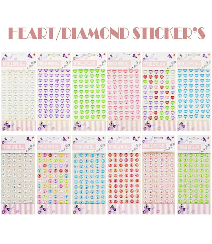 Sticker Diamond Dot Or Heart Raw1240 8812/8816