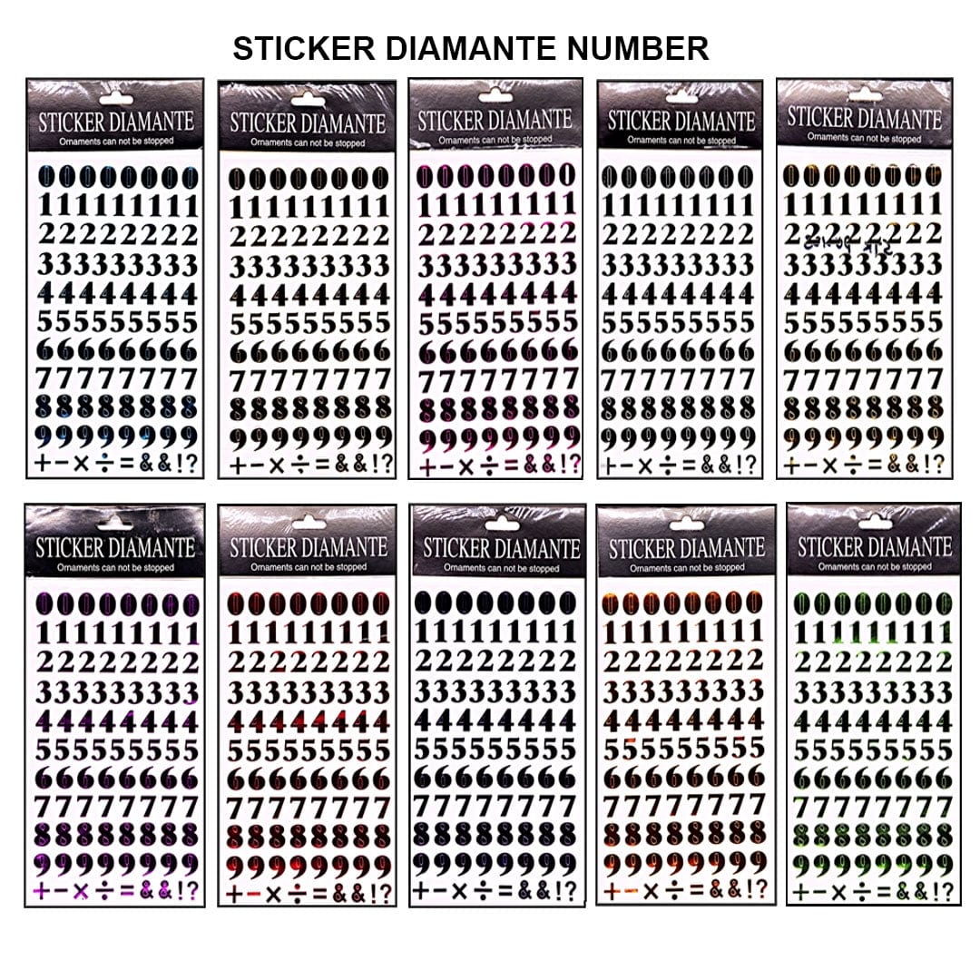 Ravrai Craft - Mumbai Branch sticker Sticker Diamante Number