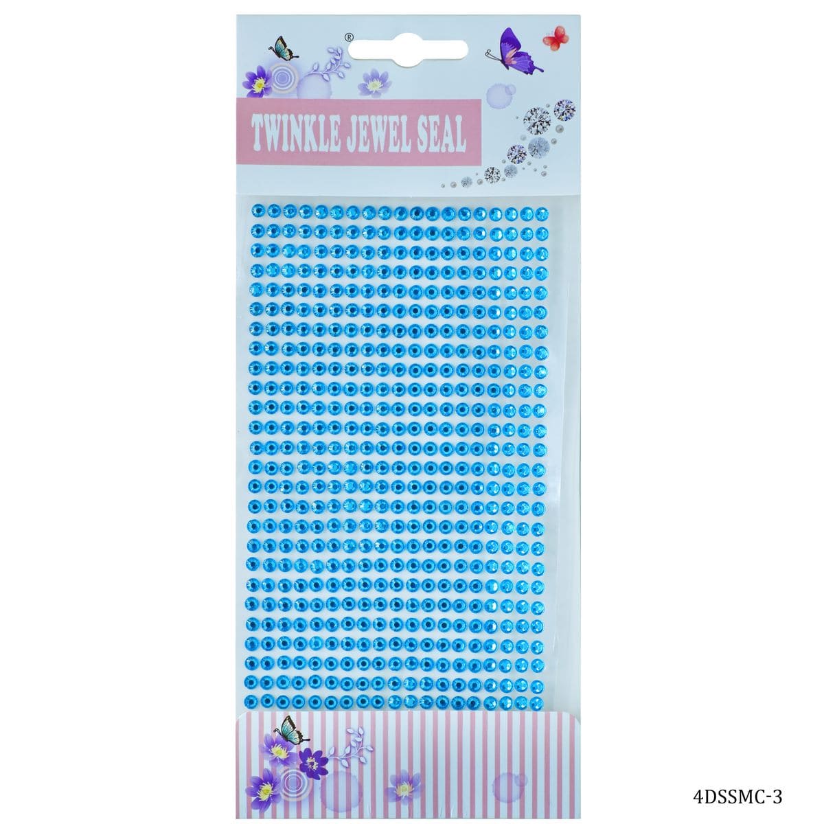 jags-mumbai Pearl & Diamond Stickers Sticker Diamond 4mm 03 Blue