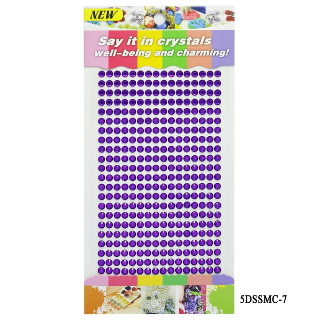 jags-mumbai Stickers Sticker Diamond 5mm 07 Purple 5DSSMC-7