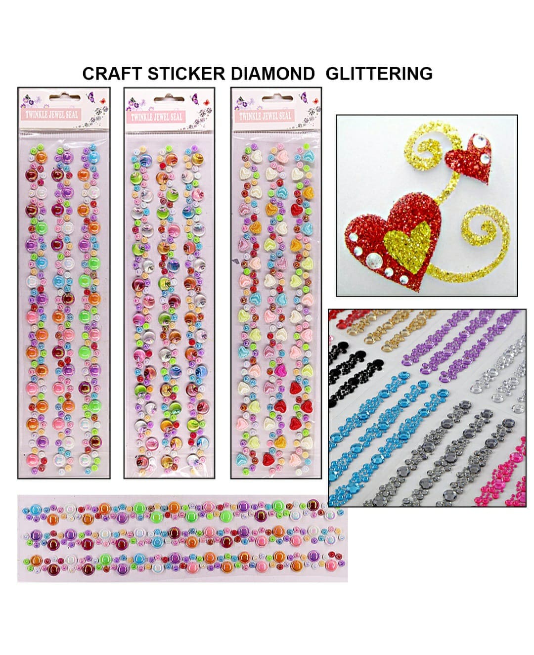 Sticker Diamond Glittering 482480 Xf-Ct