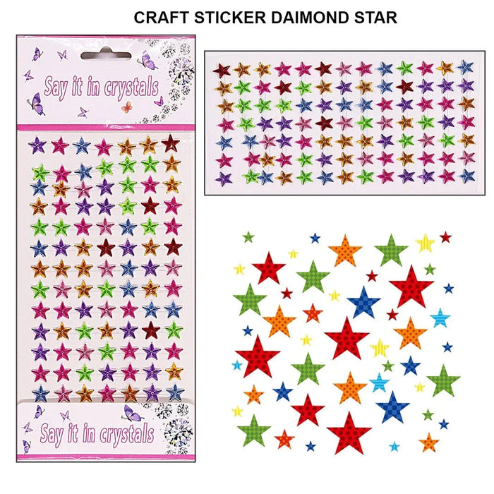 sticker diamond star