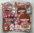 Sun international 5 Sheets MAGIC All surface Sticking kawaii stickers (works for resin too)