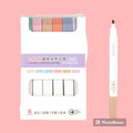 Sun international Kawaii Japanese Addition: Morandi Color highlighter flat (Set of 6)