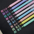 Sun international pencils Pastel Morandi Gel Pens (9 PCS Pack)- Refillable