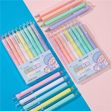Sun international pencils Pastel Morandi Gel Pens (PACK OF 6 PCS)- Refillable