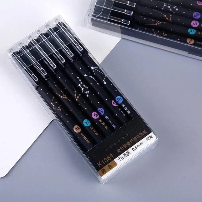 Sun international Pens & Pencils (Buy 1 get 1 Free) Space zodiac Gel pen with 3D texture