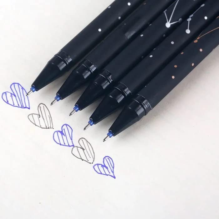 Sun international Pens & Pencils (Buy 1 get 1 Free) Space zodiac Gel pen with 3D texture