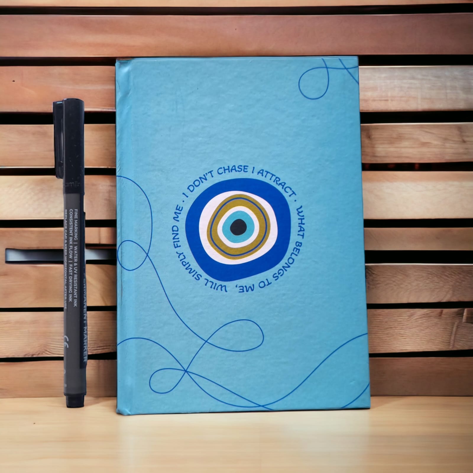 Sundaram diary I dont chase i attract A6 Journaling Diary & Planner: Single Line, 192 Pages | Stay Organized and Inspired