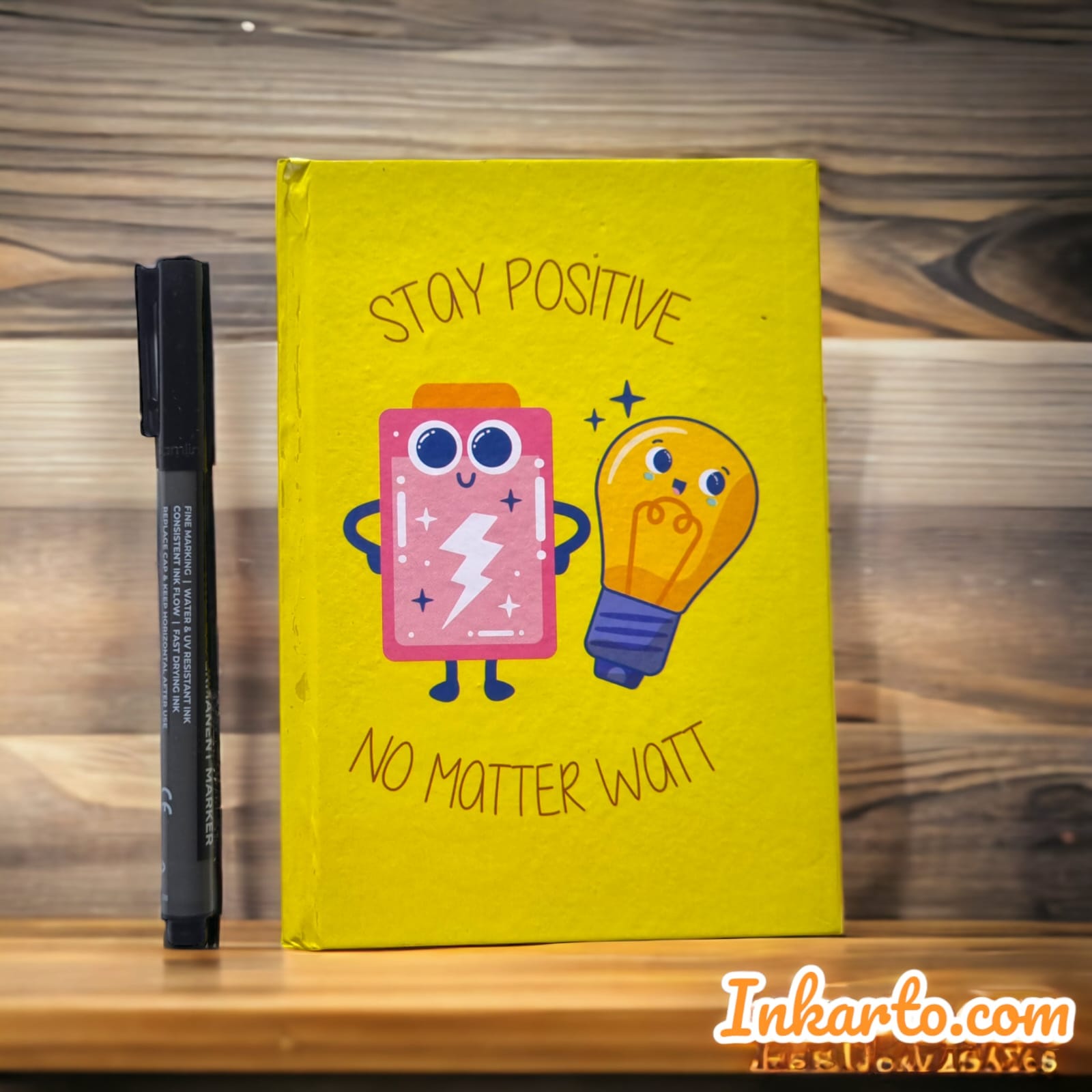 Sundaram diary Stay positive no matter what A6 Journaling Diary & Planner: Single Line, 192 Pages | Stay Organized and Inspired