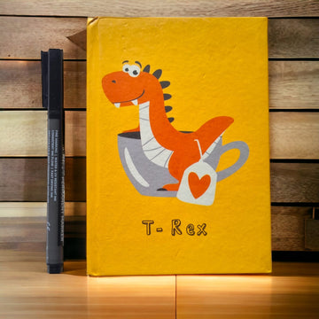 Sundaram diary T-Rex A6 Journaling Diary & Planner: Single Line, 192 Pages | Stay Organized and Inspired