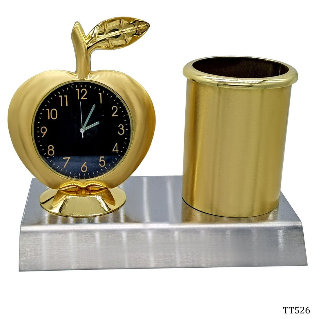 jags-mumbai Pen Stands Table Top Pen Stand With Apple Watch Gold TT526