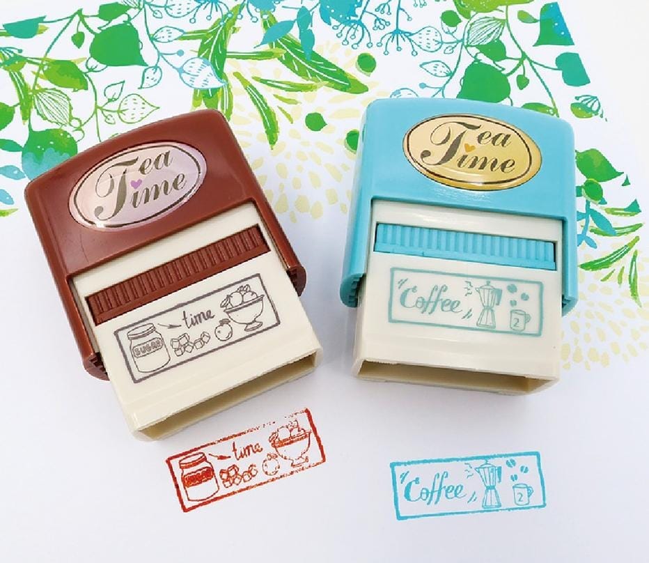 UB collection/Shop rahega. Stamps & Stuff High-Quality Tea Time Journaling Stamp - Ink Stamp (Pack of 1)