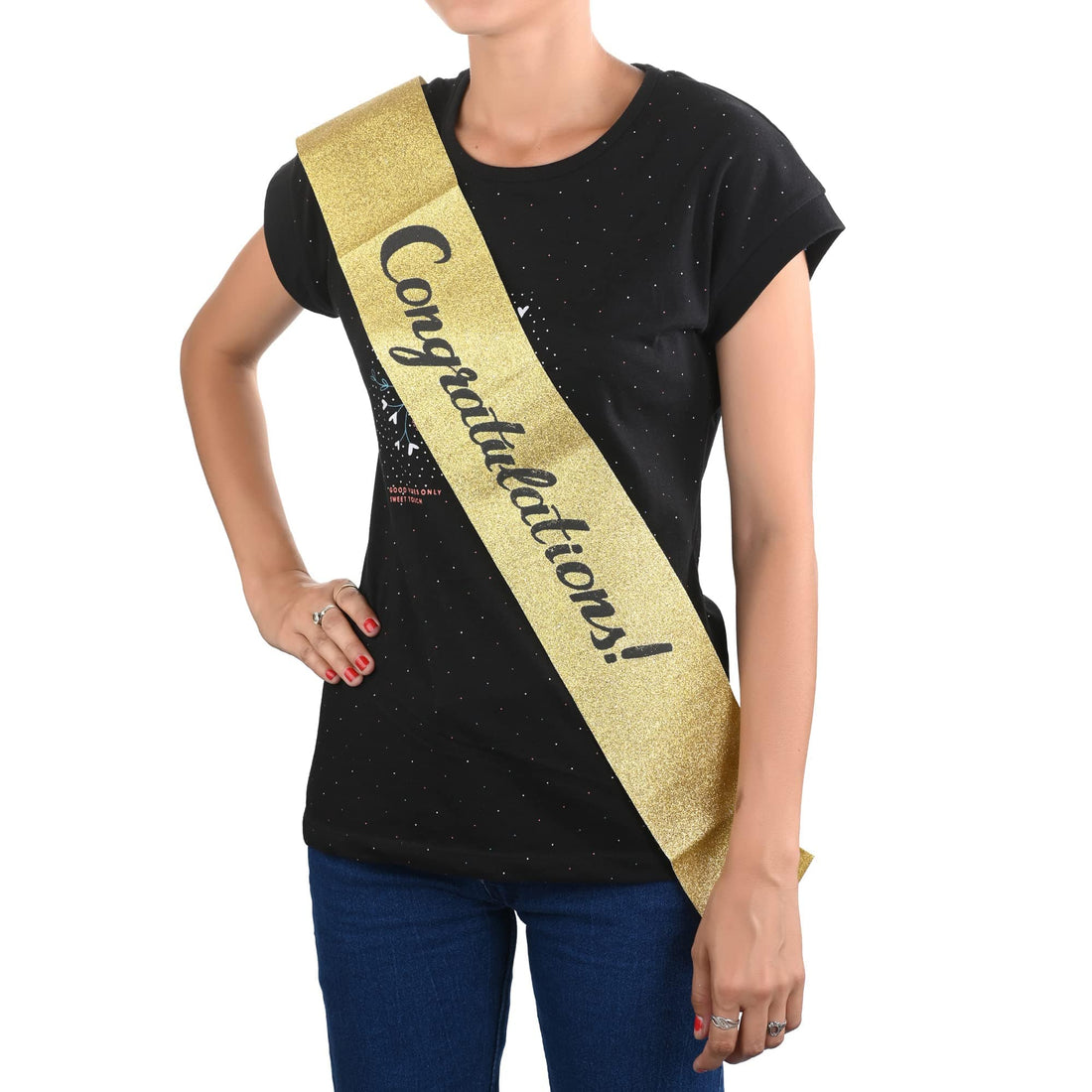 Inkarto Party Sash For Women Free size- Birthday sash, anniversary sash, congratulation sash