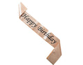 Inkarto Happy Birthday Party Sash For Women Free size- Birthday sash, anniversary sash, congratulation sash