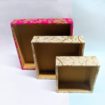 vivara prashant Hamper Supplies bigg Decorative Tray for Gifting, storage and Hamper box